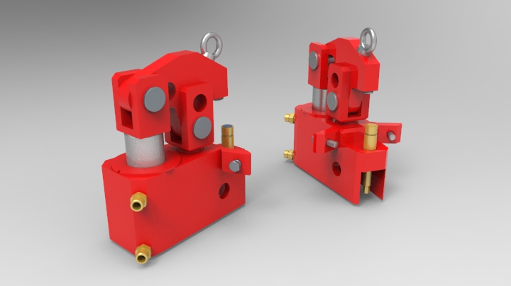 Зажим гидравлический ЗГ-230-280-350х21-35 (128.00.000)