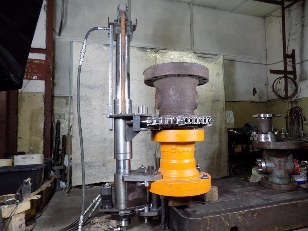 Изготовлена и испытана установка для сброса и наведения планшайбы