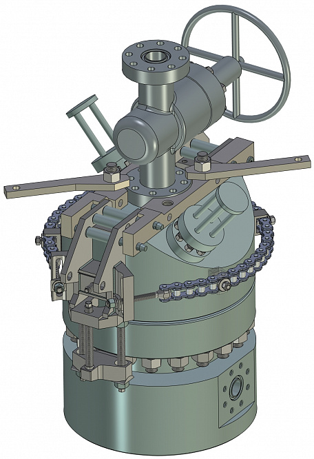 Натаскиватель шарнирный гидравлический НШСНЗ-12-80х70