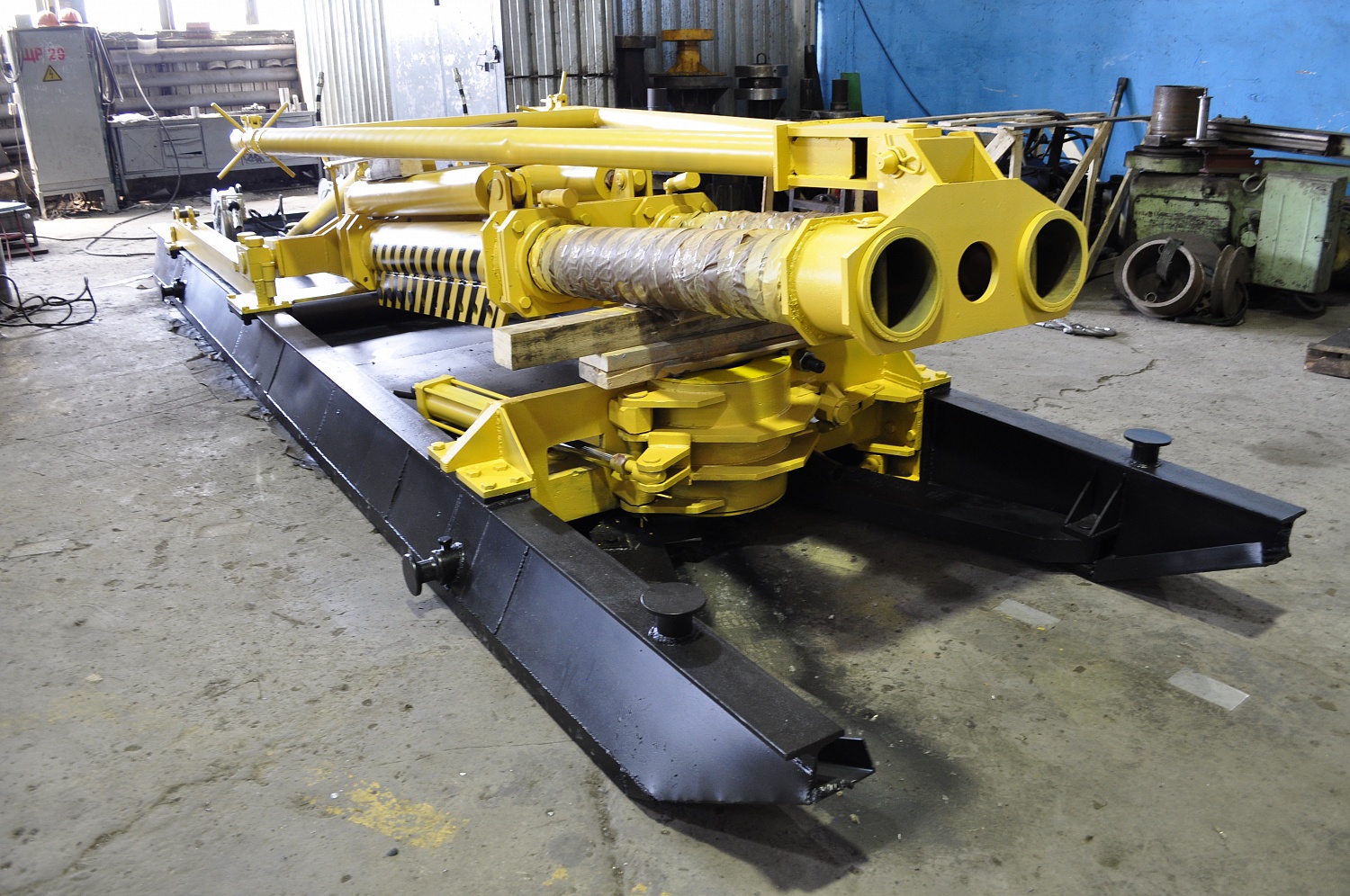 Проведена модернизация натаскивателя НГ-50