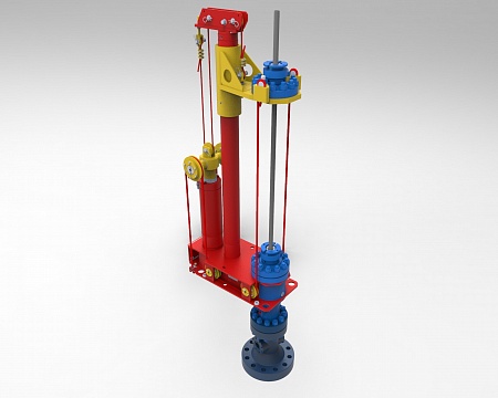 Устройство для спуска труб под давлением СПШ-3 (132.00.000)