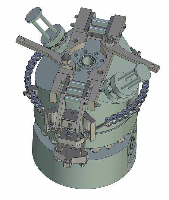 Натаскиватель шарнирный гидравлический НШСНЗ-12-80х70