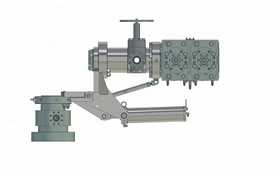 Натаскиватель шарнирный для наведения запорной компоновки на фланец 230х70 НШГ-230х70