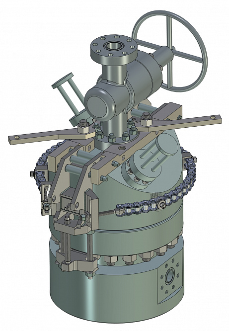 Натаскиватель шарнирный гидравлический НШСНЗ-12-80х70