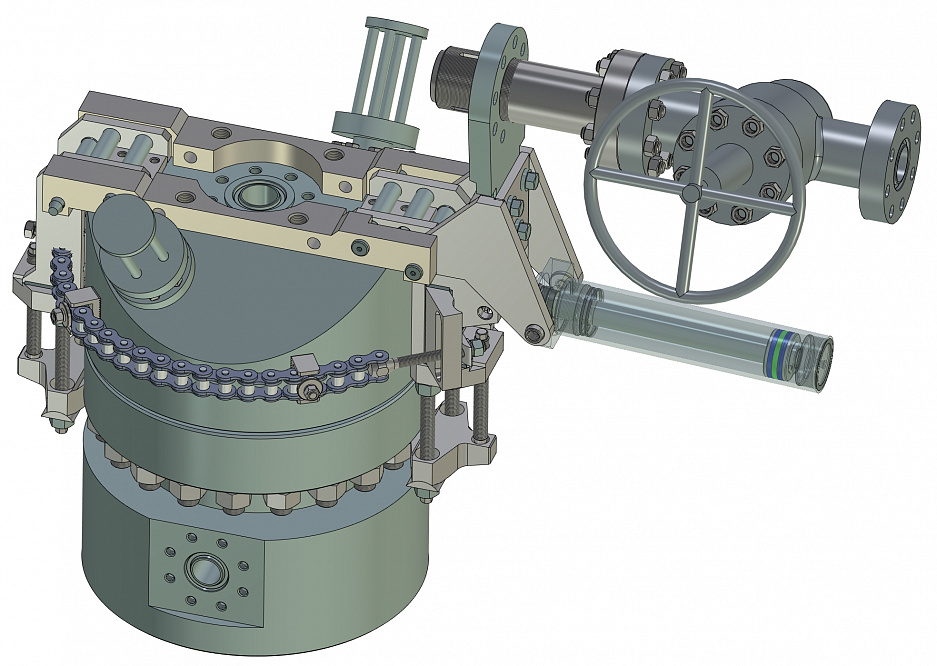 Натаскиватель шарнирный гидравлический НШСНЗ-12-80х70