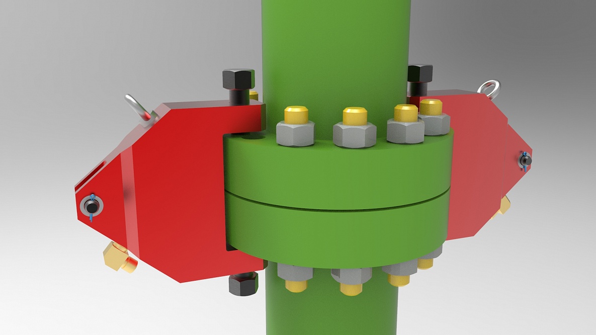 Струбцина страховочная с гидросбросом ССГ-260 (005.00.000)