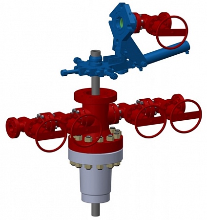 Шарнирный натаскиватель для наведения задвижки на НКТ 60-114 (Рраб=35 МПа) НШНКТ-60-114 (007.00.000)