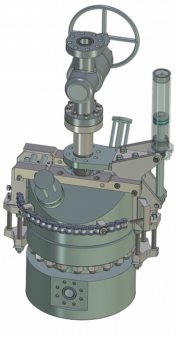 Натаскиватель шарнирный гидравлический НШСНЗ-12-80х70