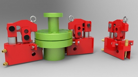 Зажим гидравлический ЗГ-230-280-350х21-35 (128.00.000)