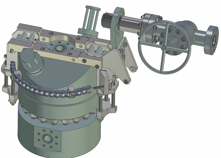 Натаскиватель шарнирный гидравлический НШСНЗ-12-80х70
