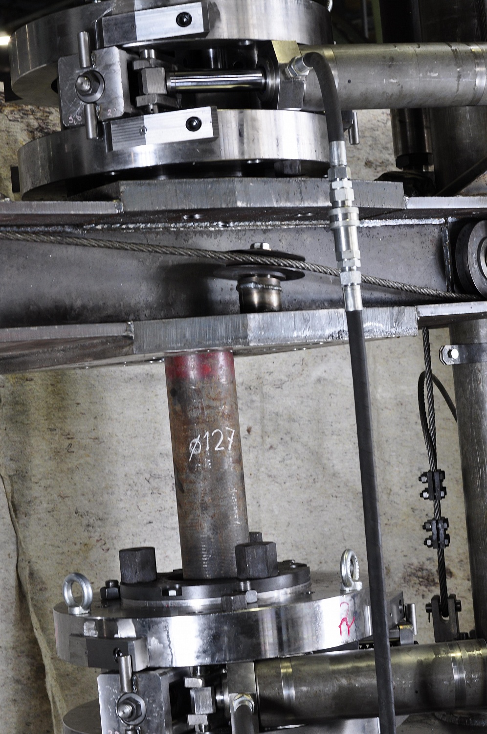 Проведена доработка Установки для спуска труб под давлением СПШ-1